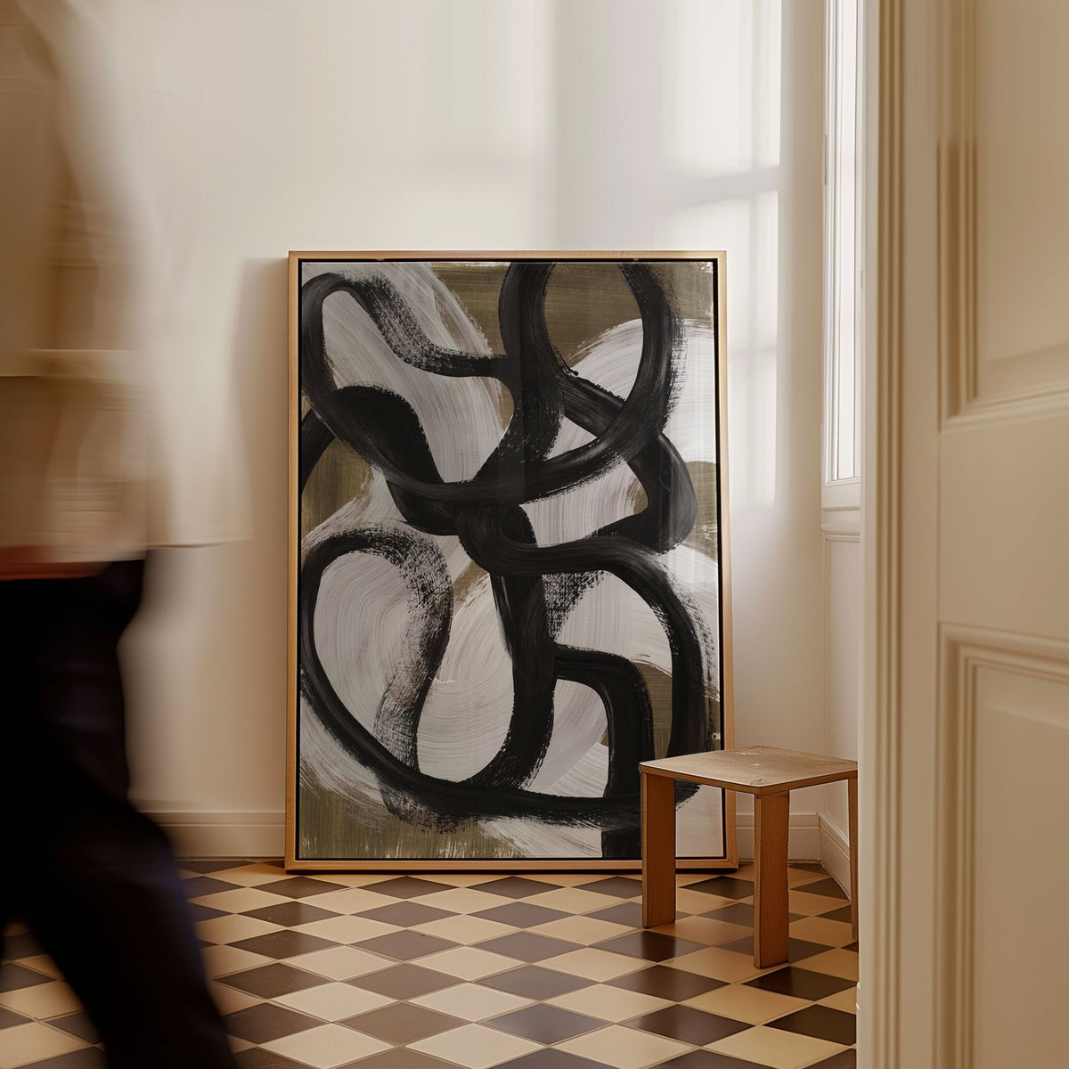 Abstract Brush Strokes 127X, Abstract Painting
