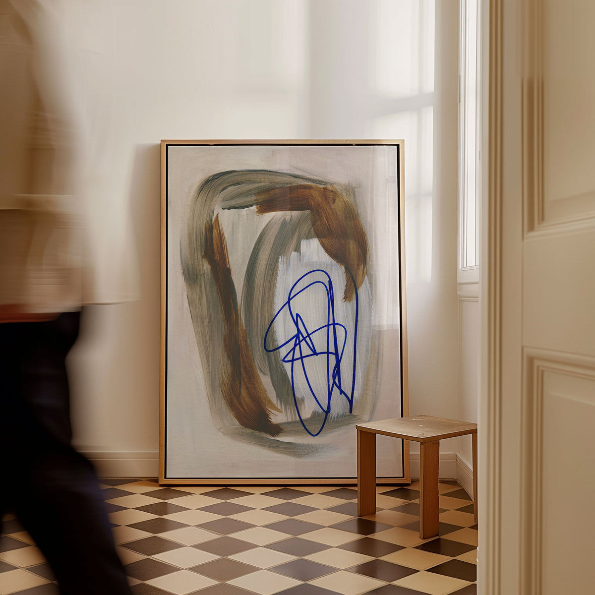 Abstract Brush Strokes 156, Abstract Painting