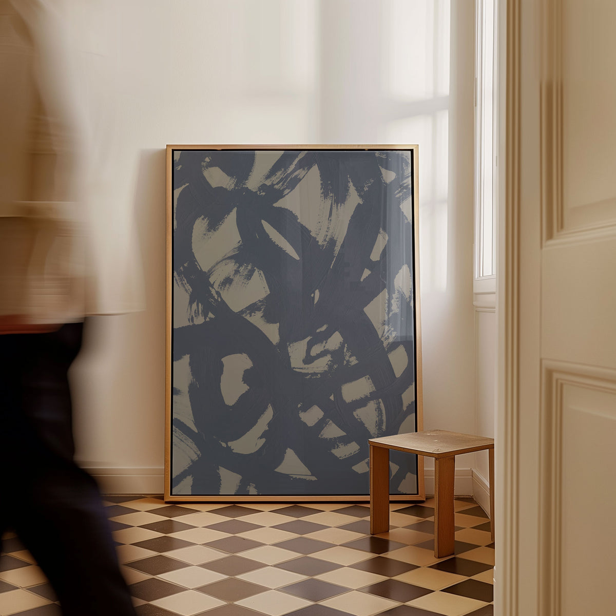 Abstract Brush Strokes 399X, Abstract Painting
