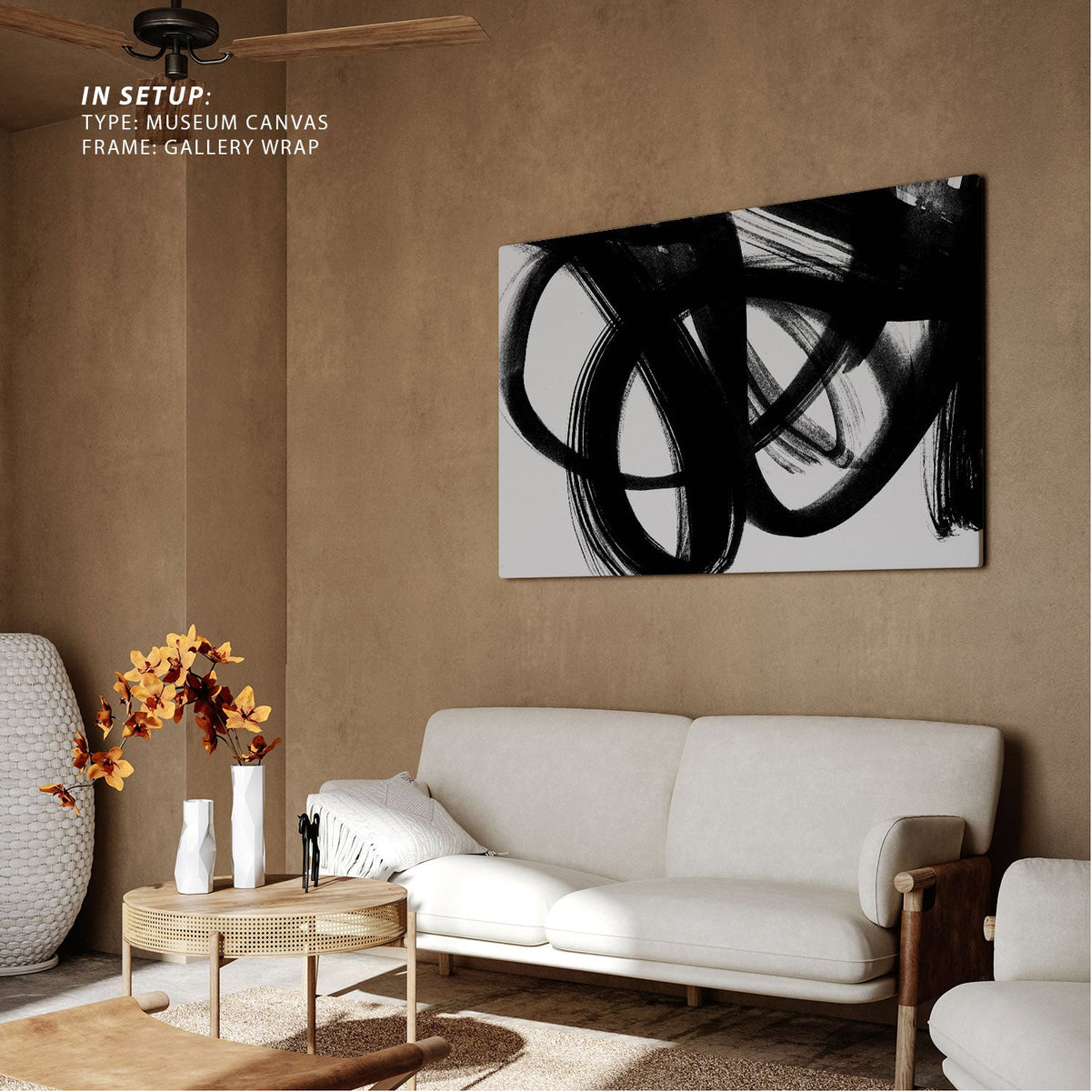 Abstract Brush Strokes 5 A1 Abstract Painting