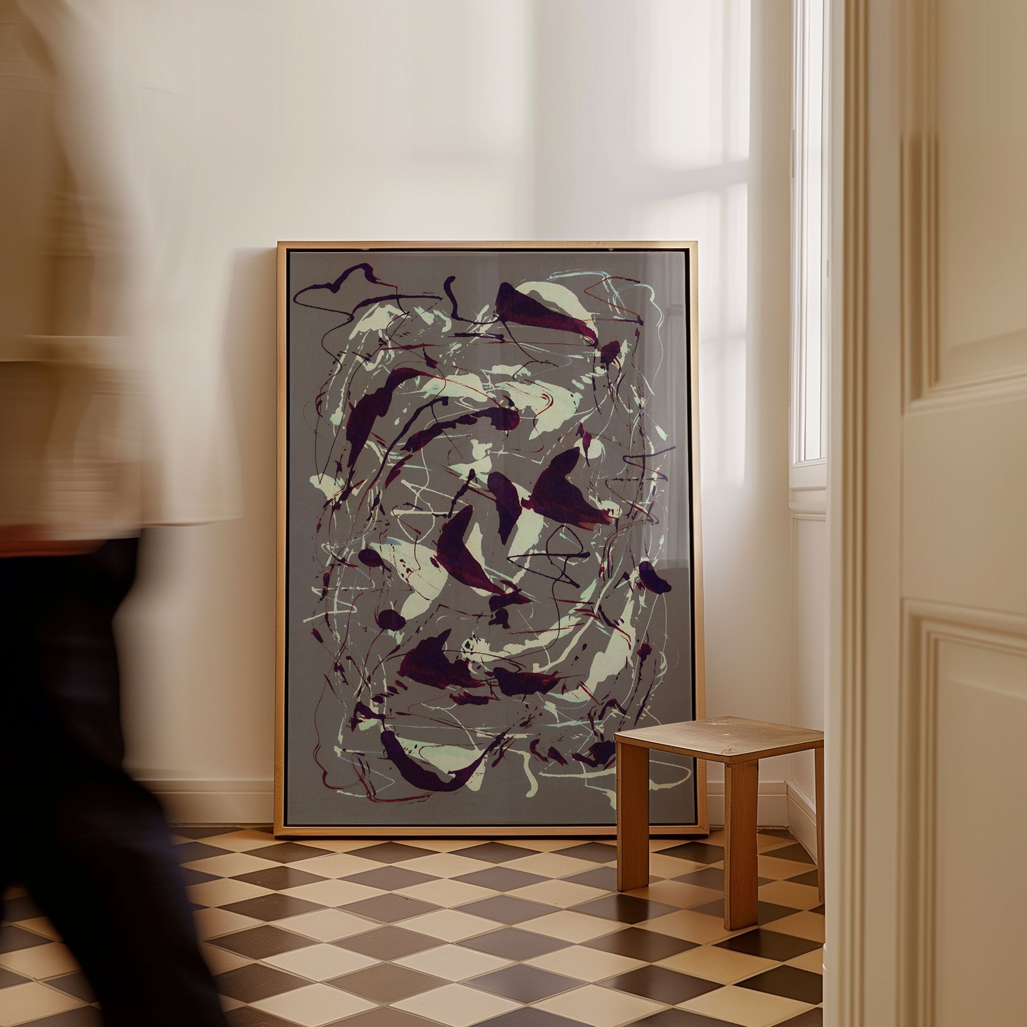 Dysfunction Abstract Painting Buy Disorder, Abstract Painting Wall Art Online at Best Price – Dessine Art