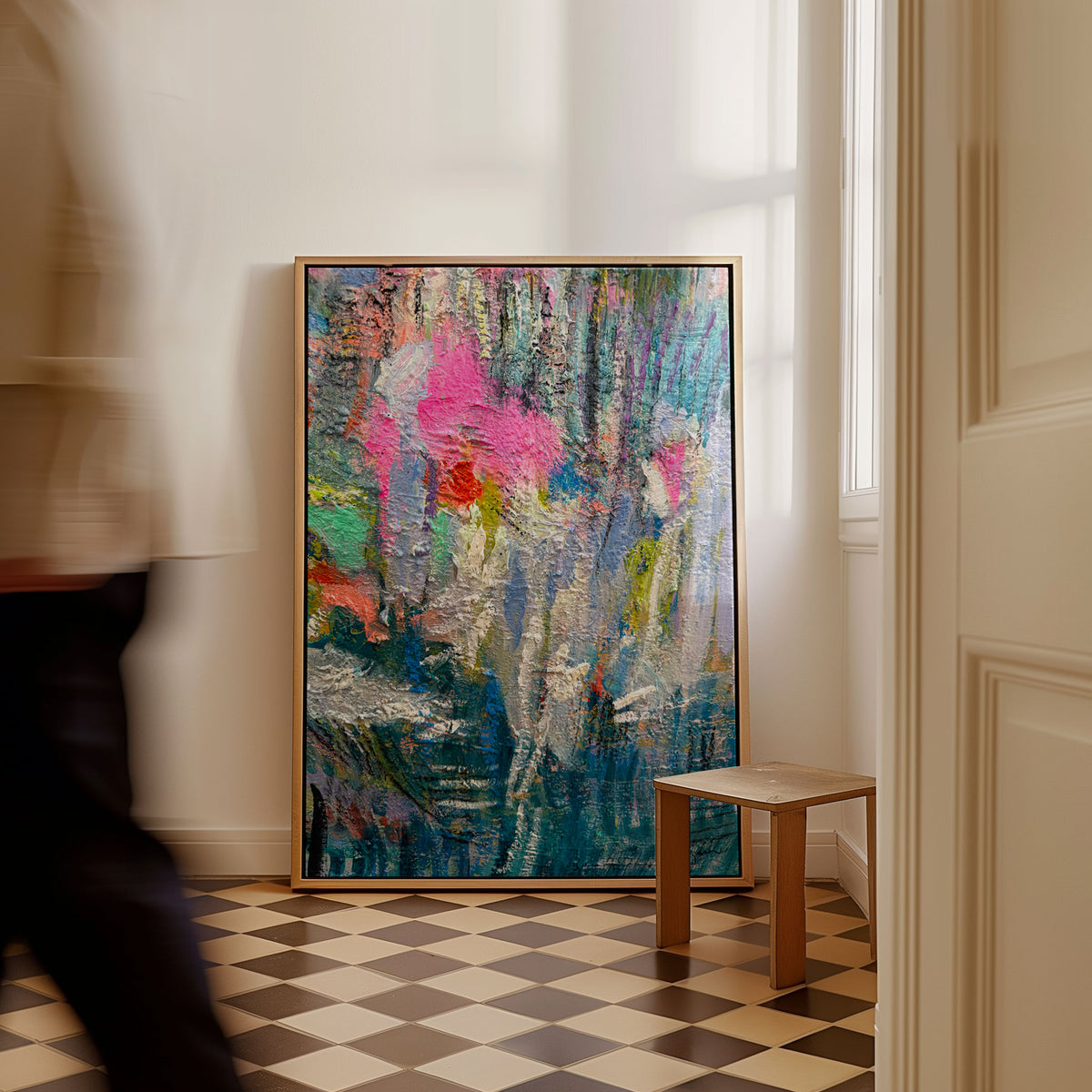 Expressionist Colorful Abstract, Abstract Painting