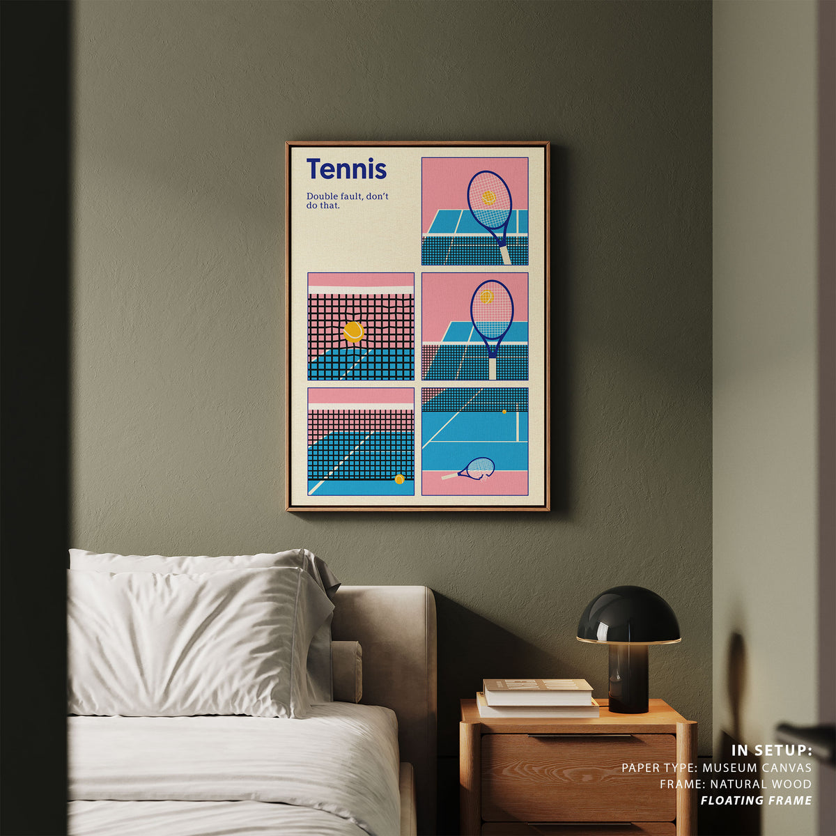 Poster Tennis Double Vault