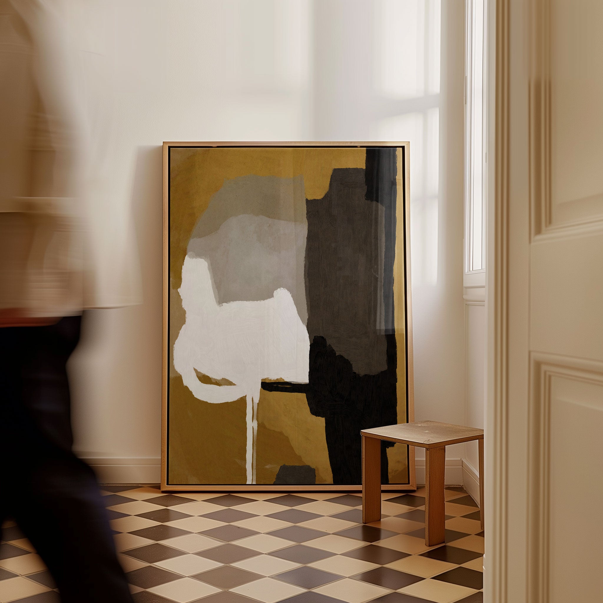 Well Rested Abstract Art Buy Resting, Abstract Painting Wall Art Online at Best Price – Dessine Art