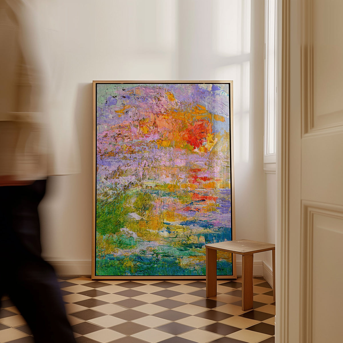 Simple Twilight, Abstract Painting