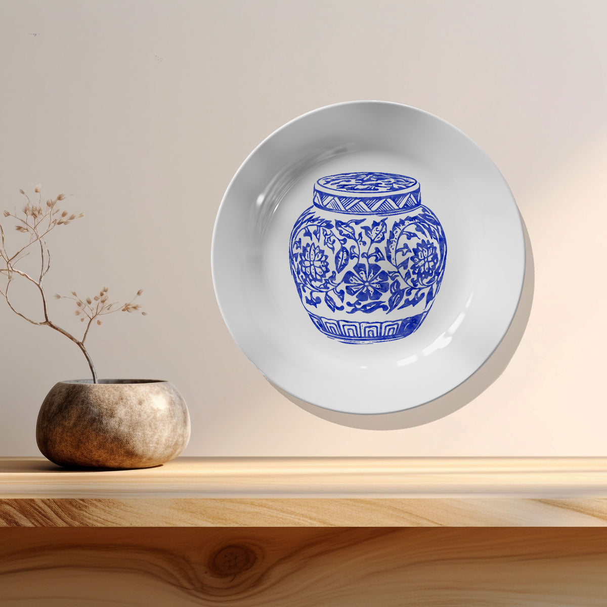 A Traditional Plate Moroccon Style Art II, Decor Art Plates
