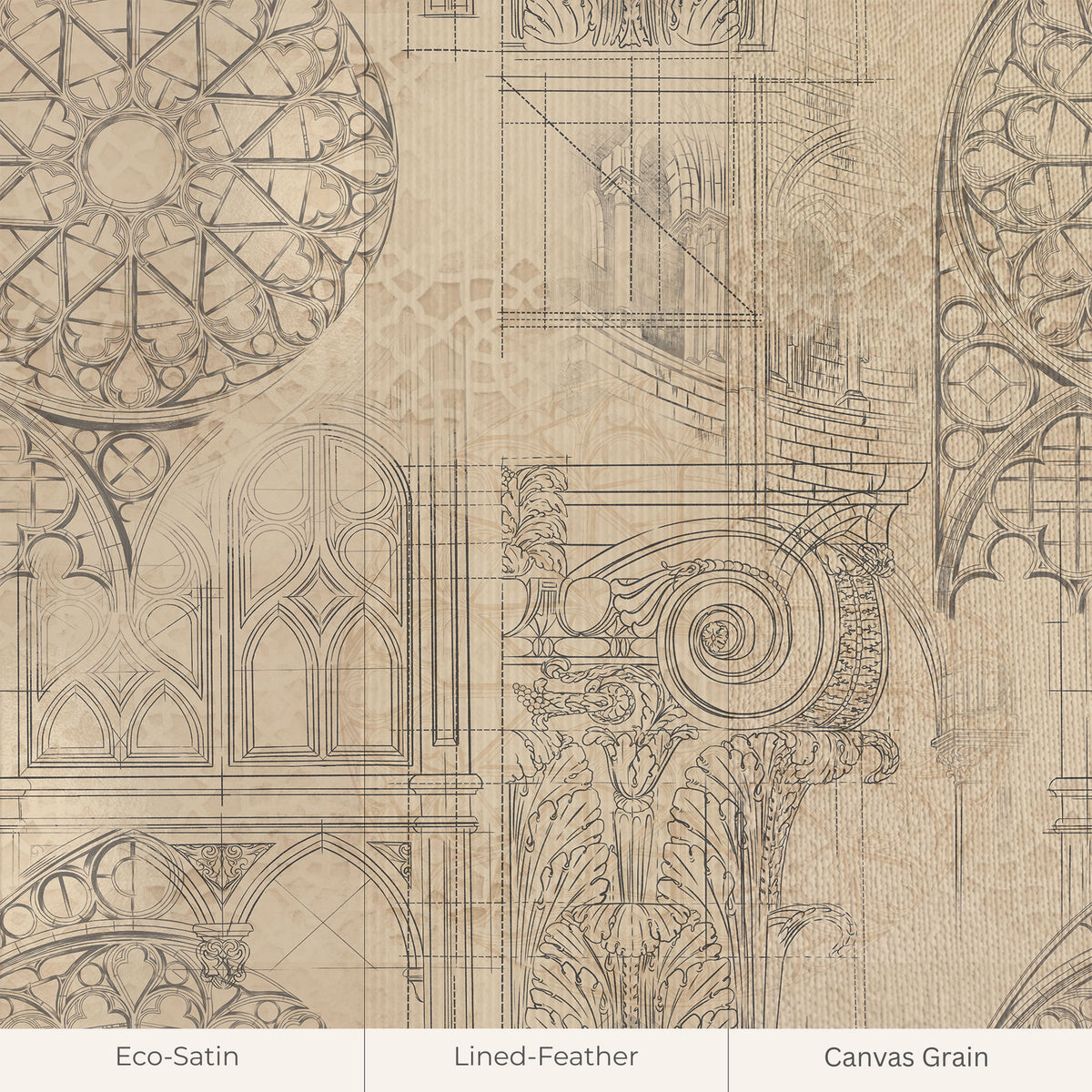 The Vintage Objet Wallpaper, European Wallpaper, French Style