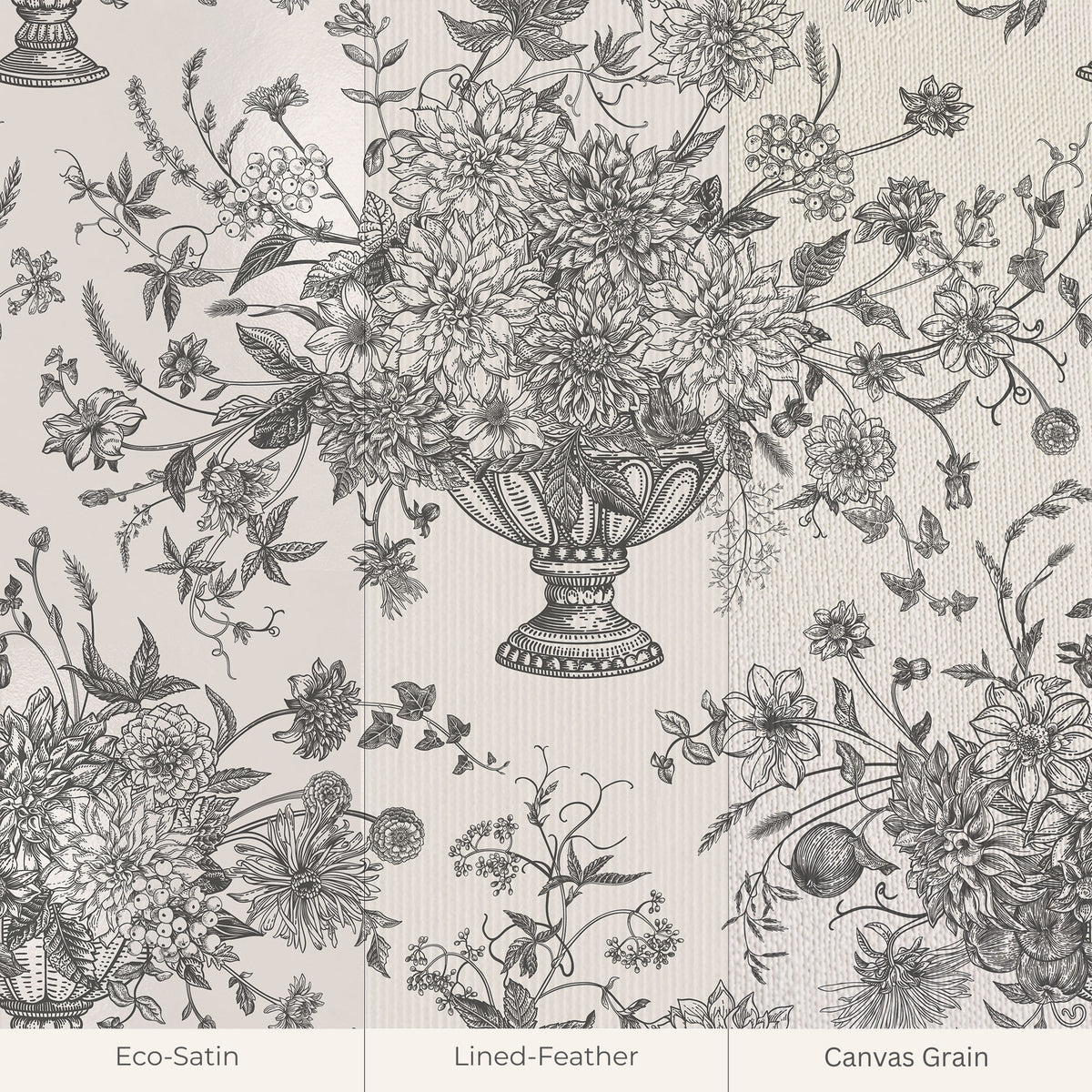 Rustic Leaves Wallpaper, European Wallpaper, French Style