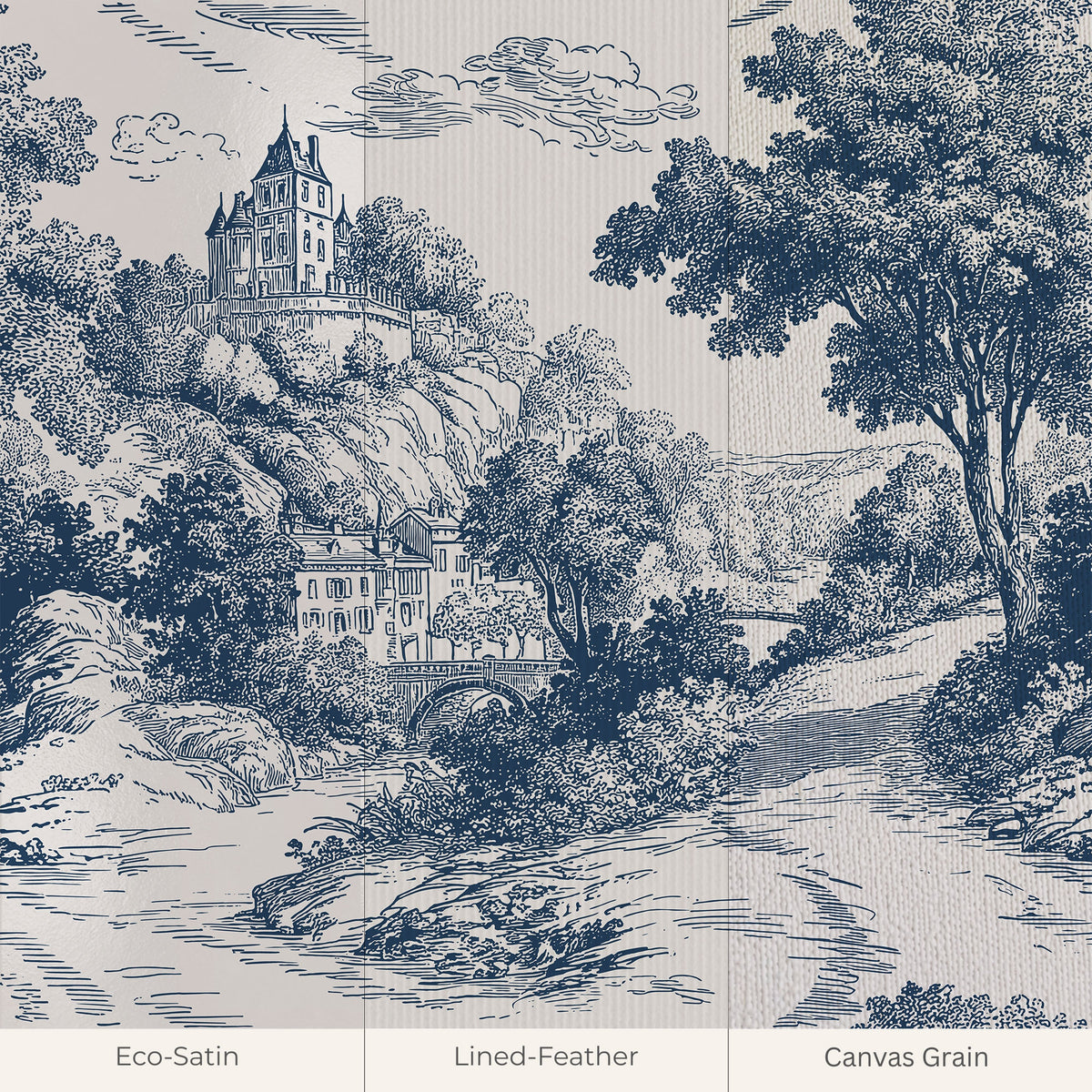 Blue Atelier 01 Wallpaper, European Wallpaper, French Style