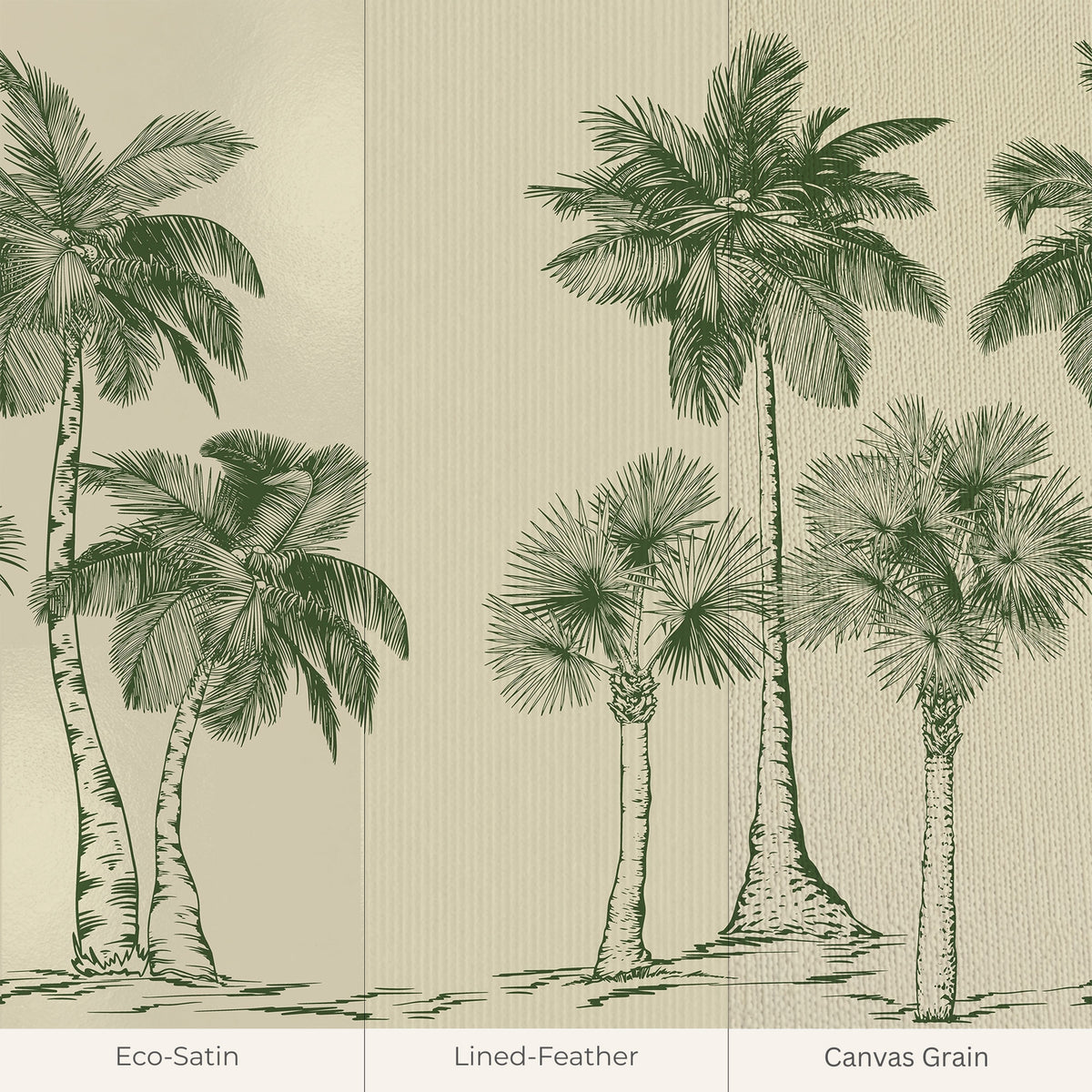 Les Palms 02 Wallpaper, European Wallpaper, French Style