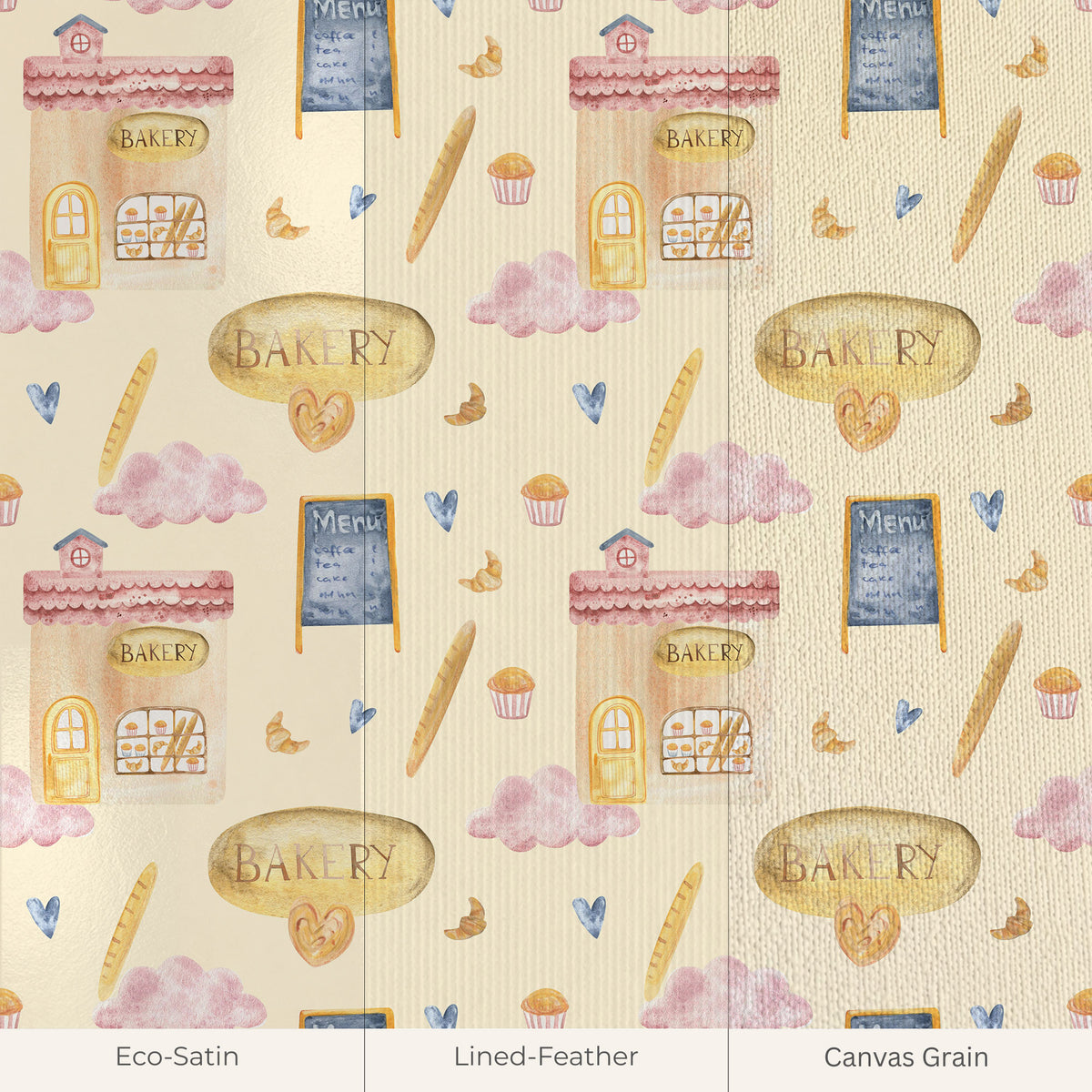 French Bakery Wallpaper, European Wallpaper, French Style