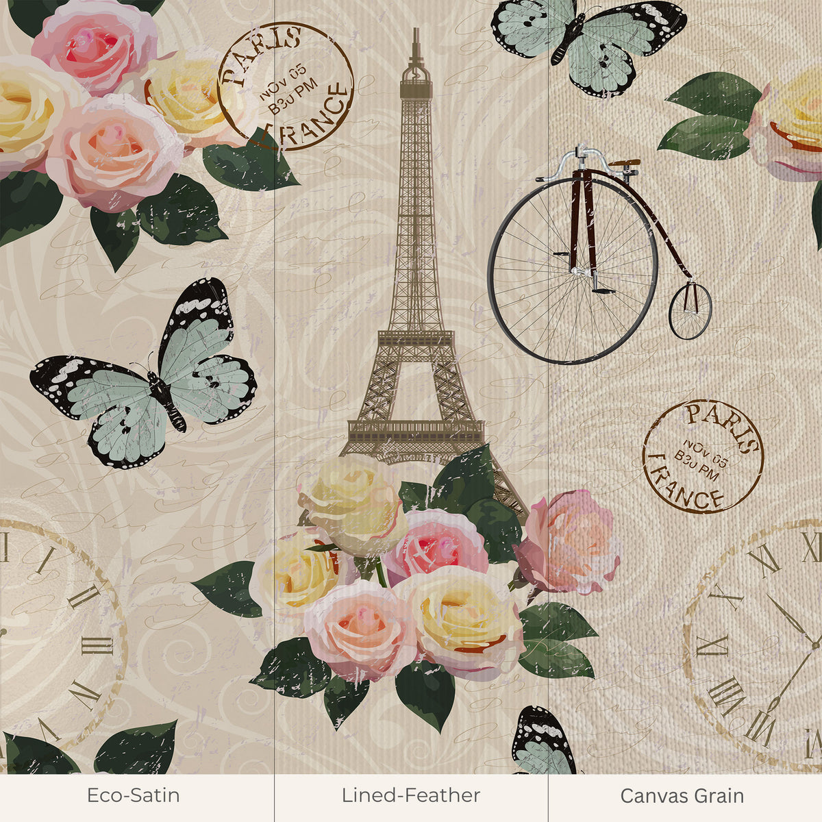 Belle Flora Wallpaper, European Wallpaper, French Style