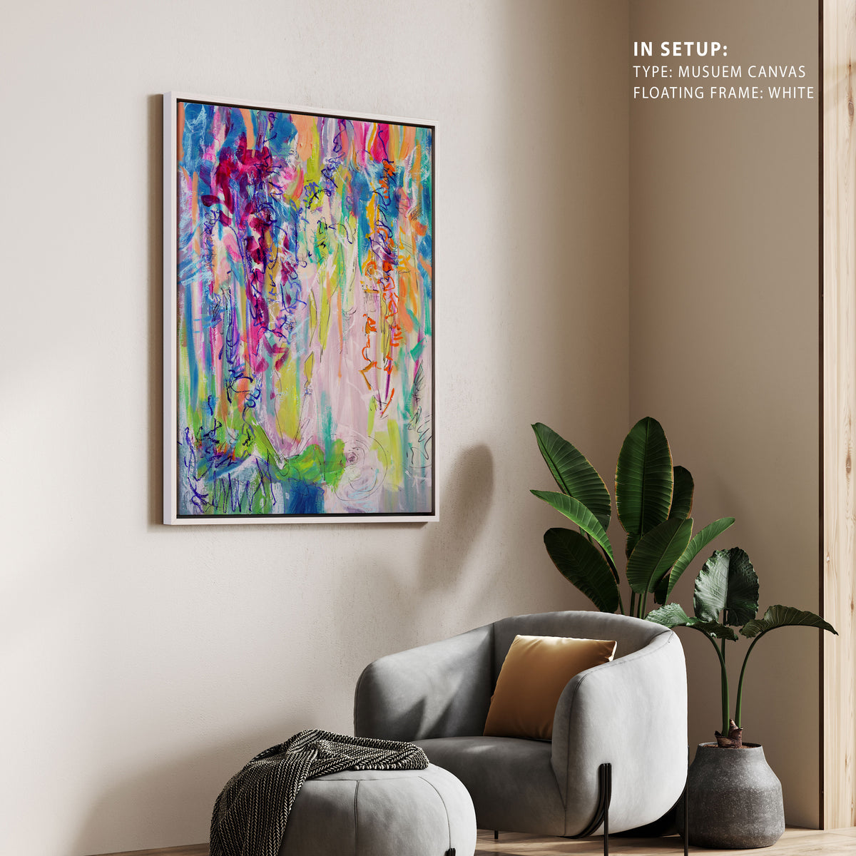 Abide, Abstract Painting