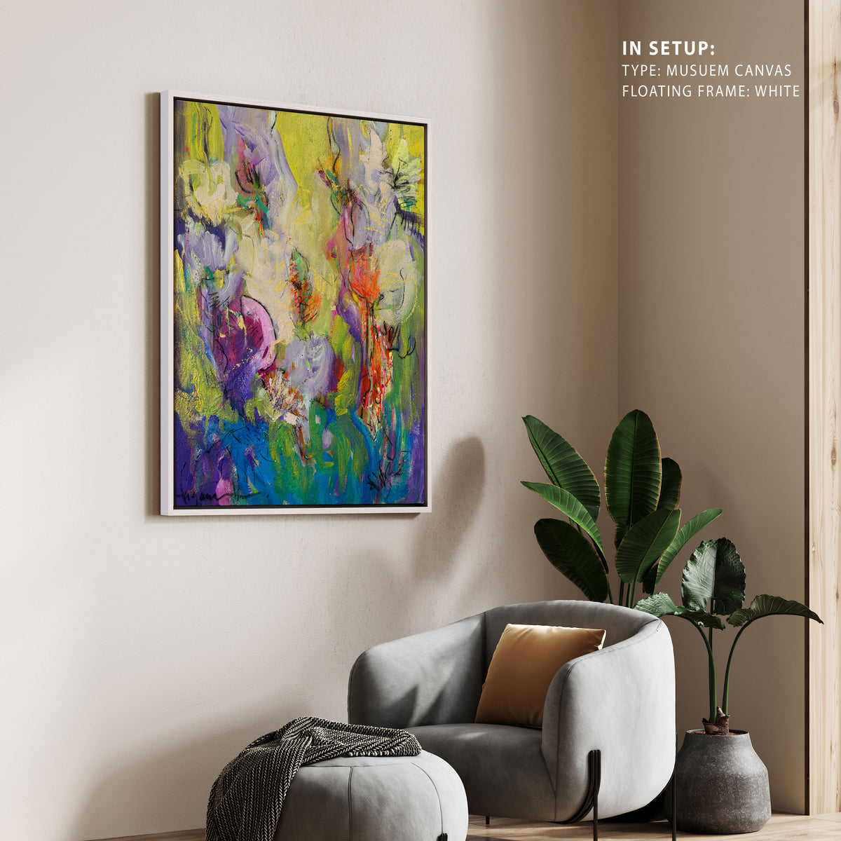 Abstract Blossom Dance, Abstract Painting