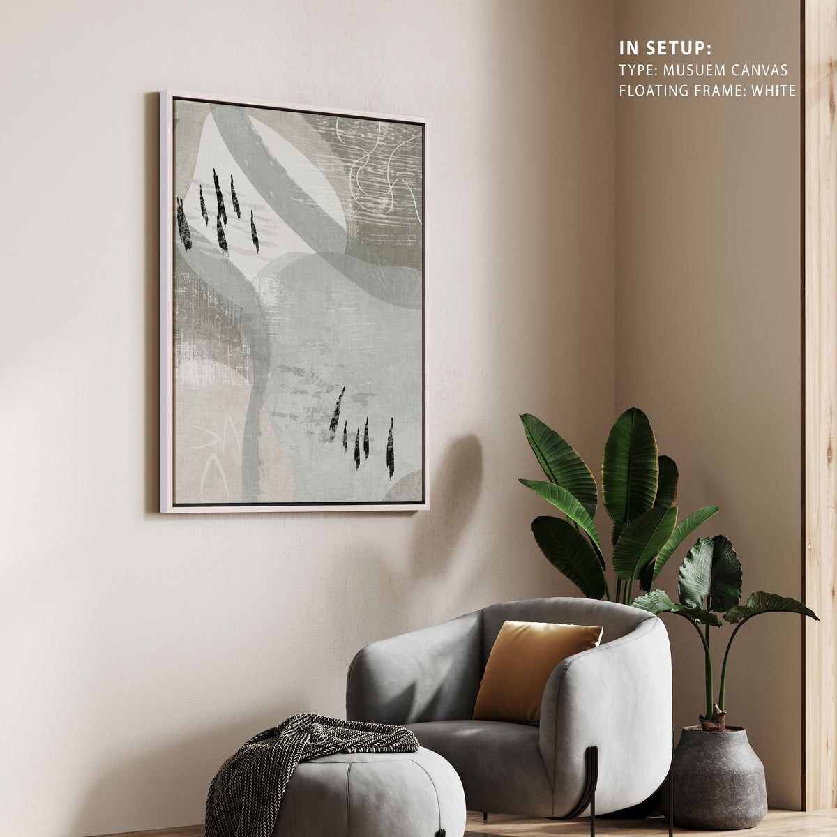Abstract Boho Style, Abstract Painting