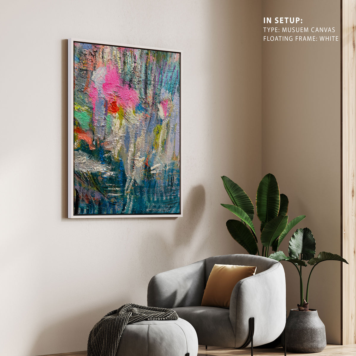 Expressionist Colorful Abstract, Abstract Painting