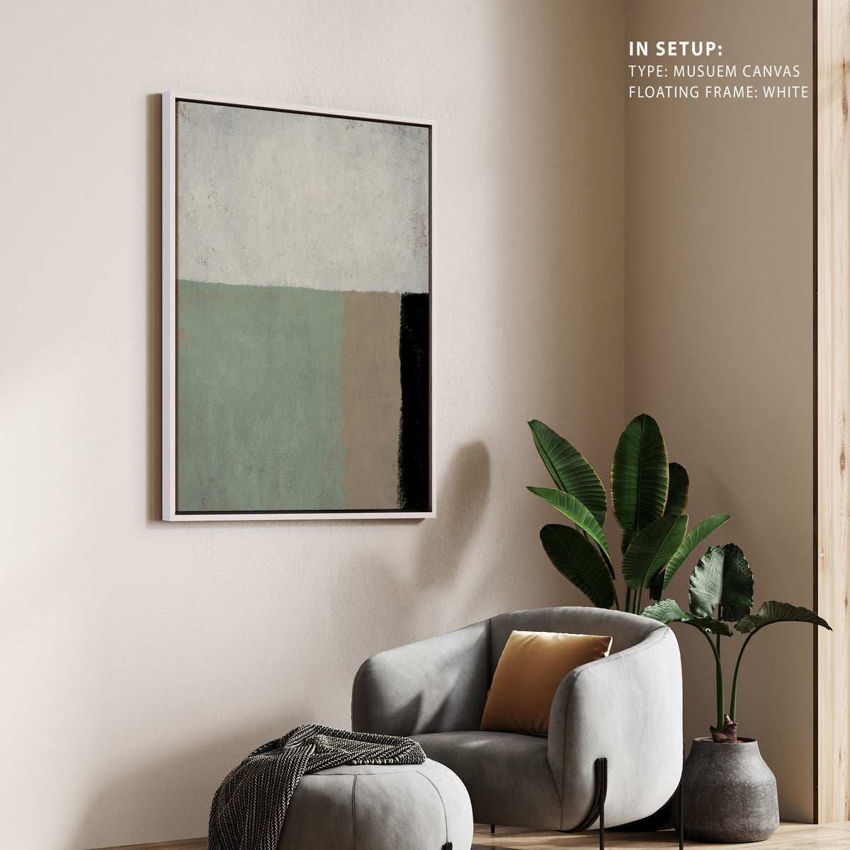 Sage, Abstract Painting