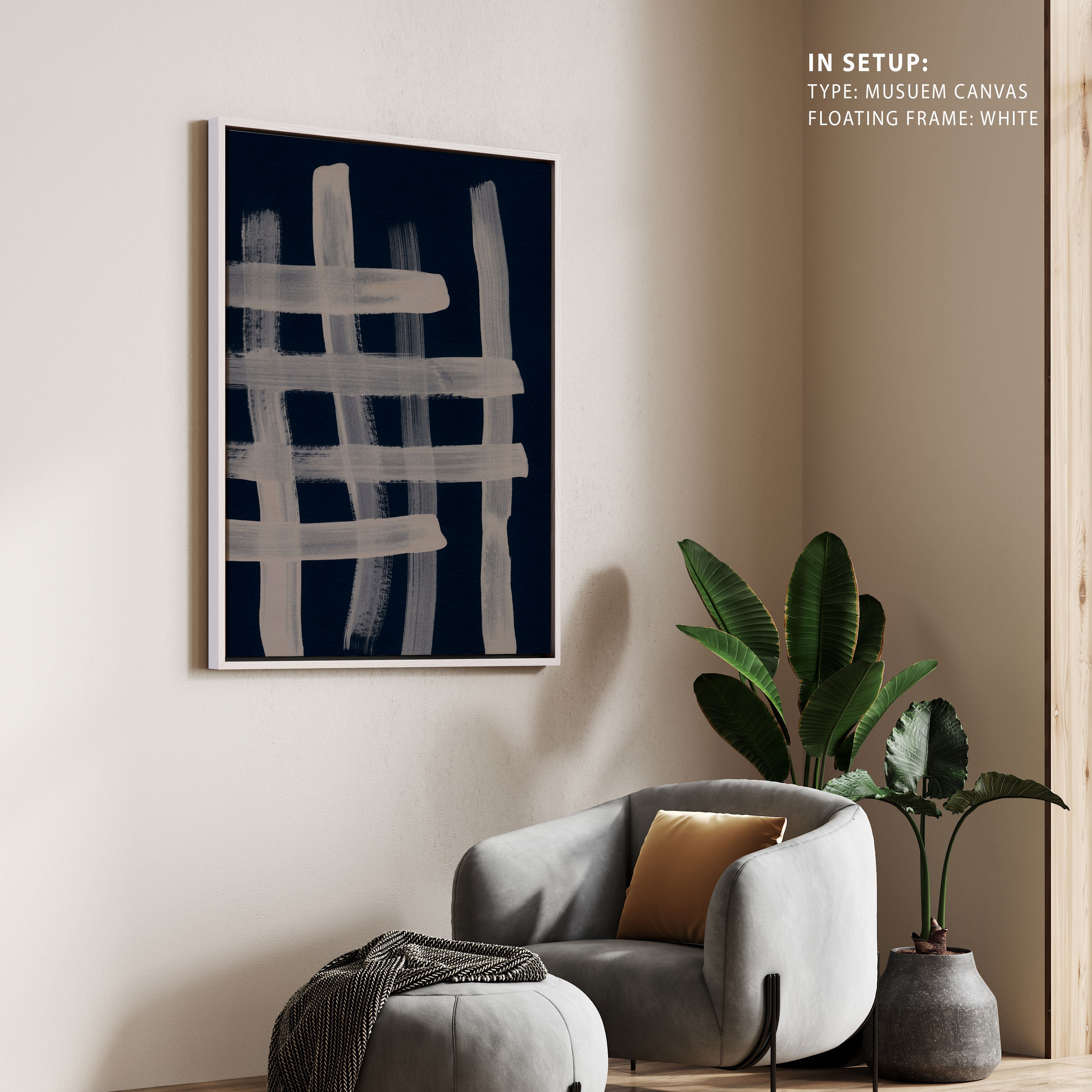 Buy The Grid 2, Abstract Painting Wall Art Online at Best Price ...