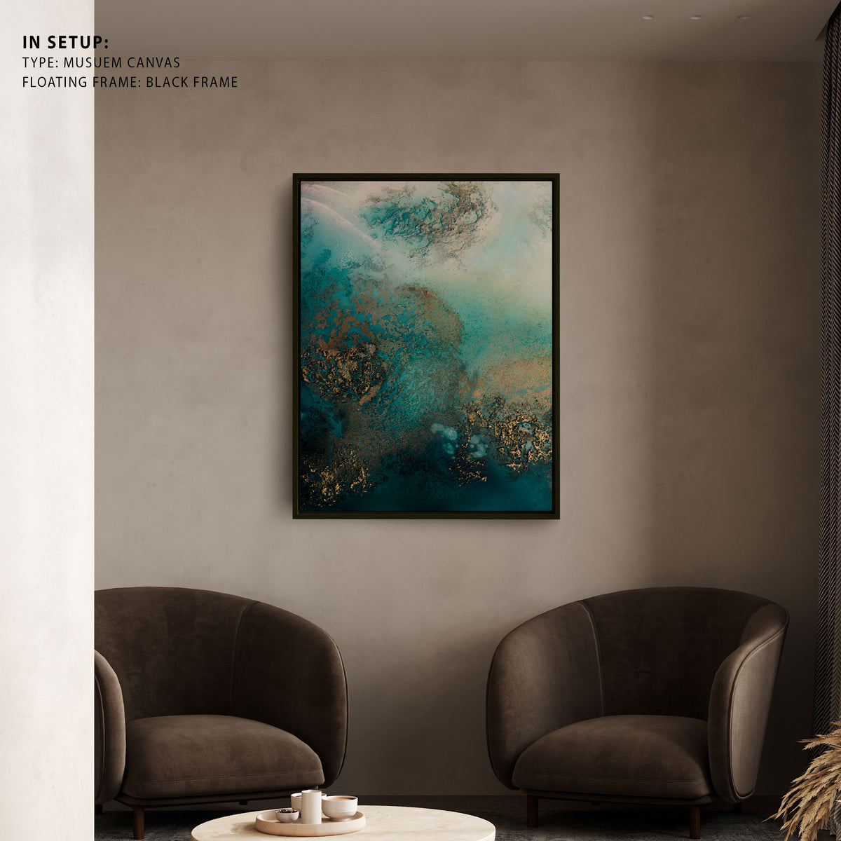 Abstract Coastal - Reef Shimmer, Abstract Painting