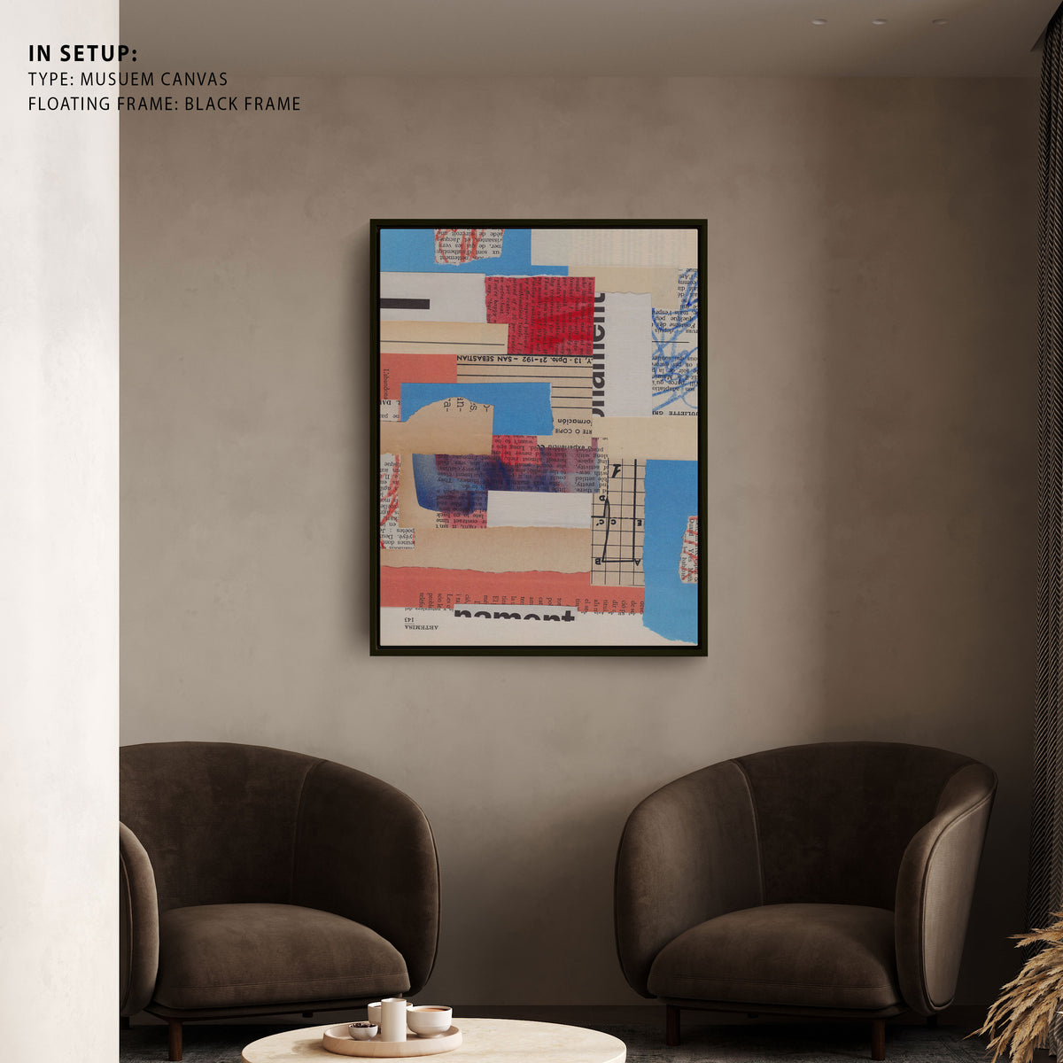 Abstract Mixed Media Collage #2, Abstract Painting