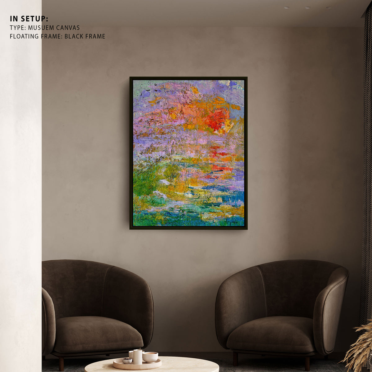 Simple Twilight, Abstract Painting