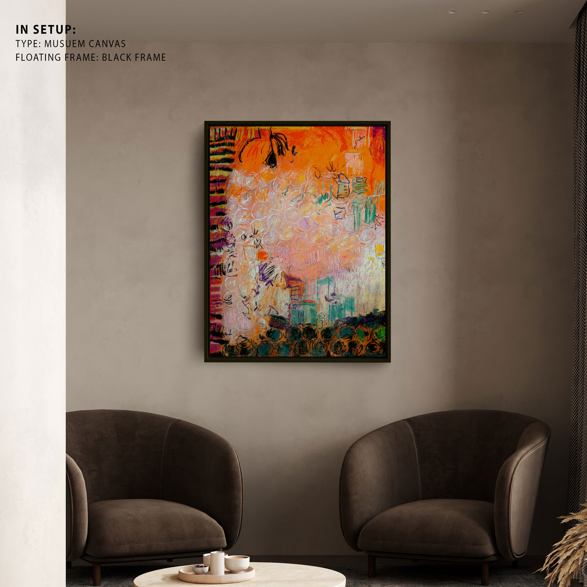 Vibrant Whirl, Abstract Painting