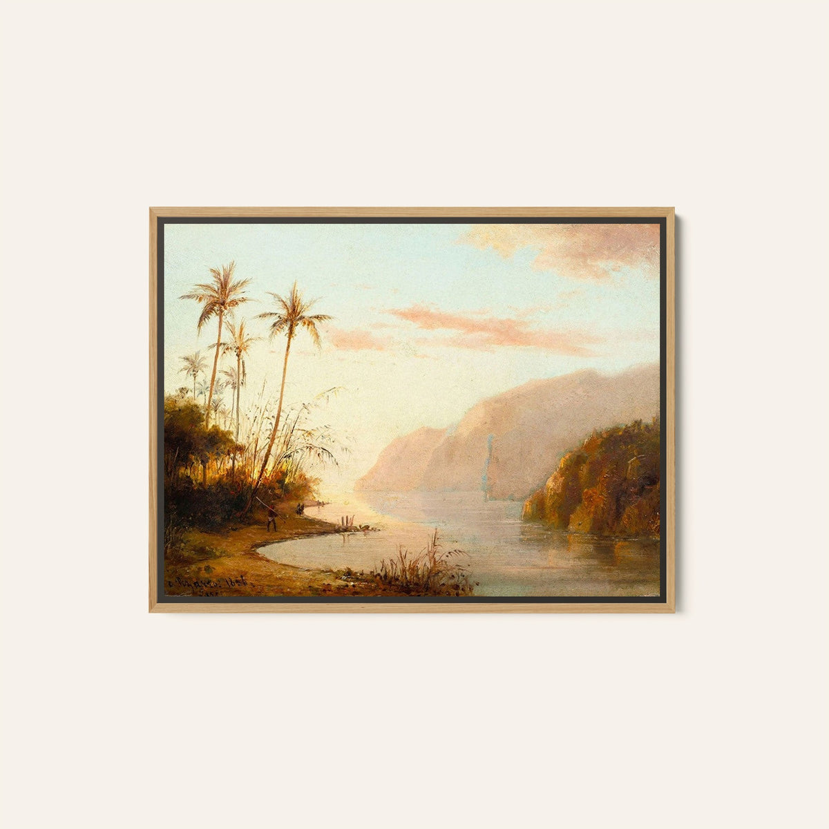 A Creek in St Thomas by Camille Pissarro, Big Canvas Paintings