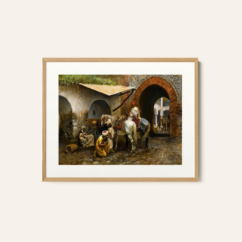 A Moorish Blacksmith, Edwin Lord Weeks Painting