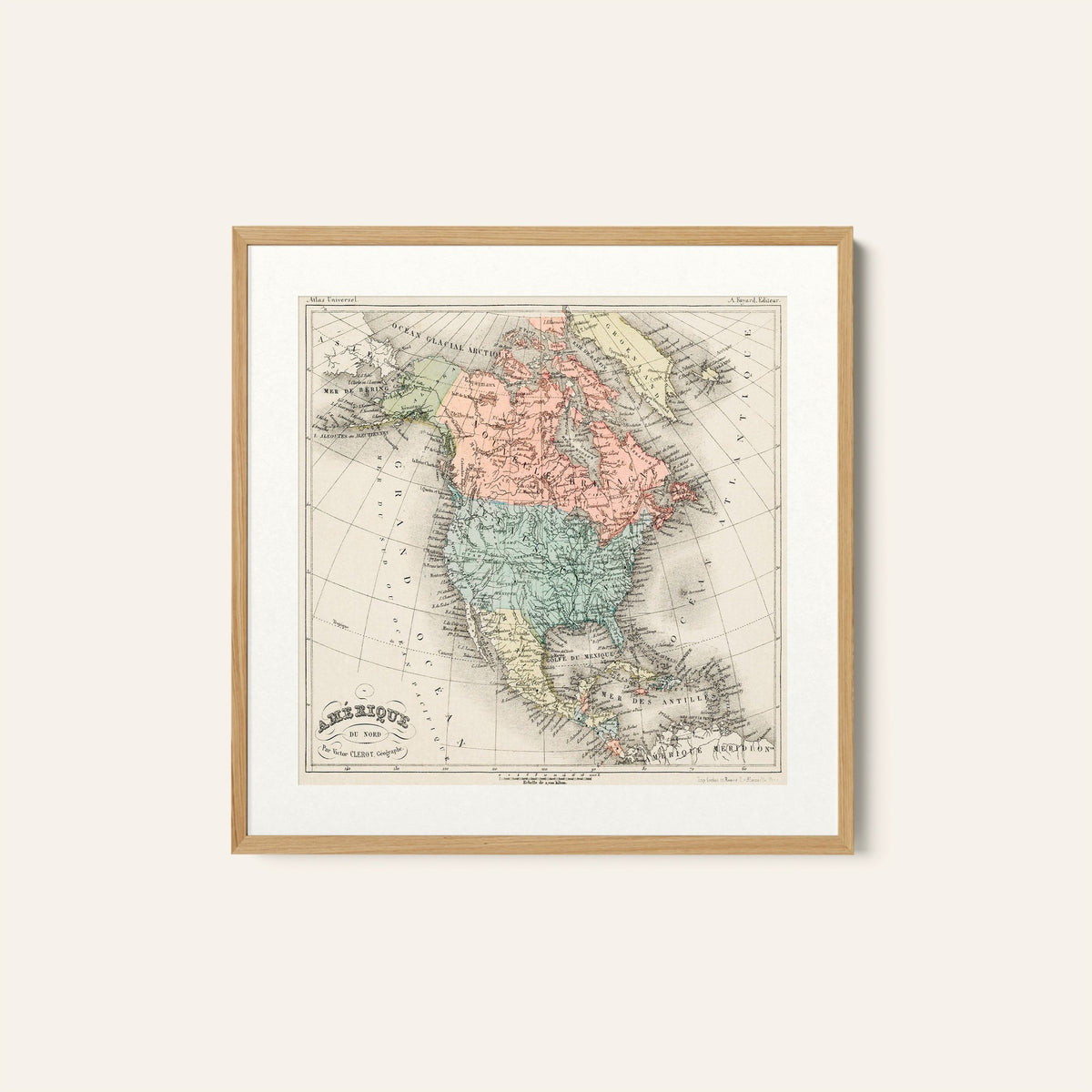 A new and accurate map of the country Old Vintage Map