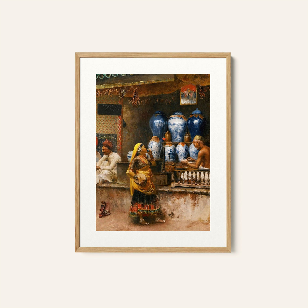 A Perfumers Shop Bombay, Edwin Lord Weeks Painting