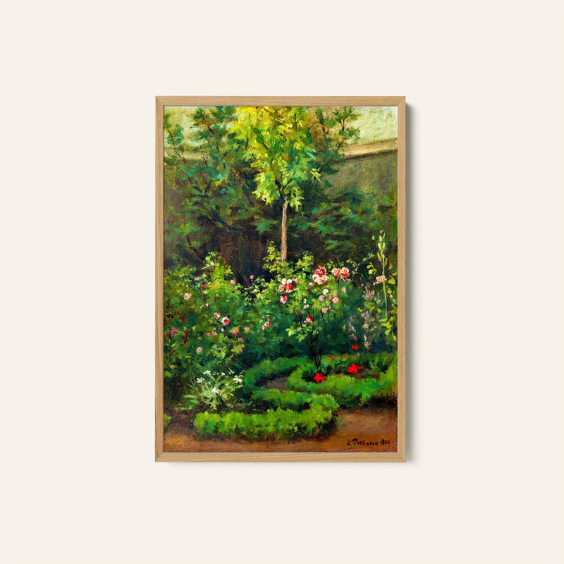 A Rose Garden, Botanical Flower Paintings