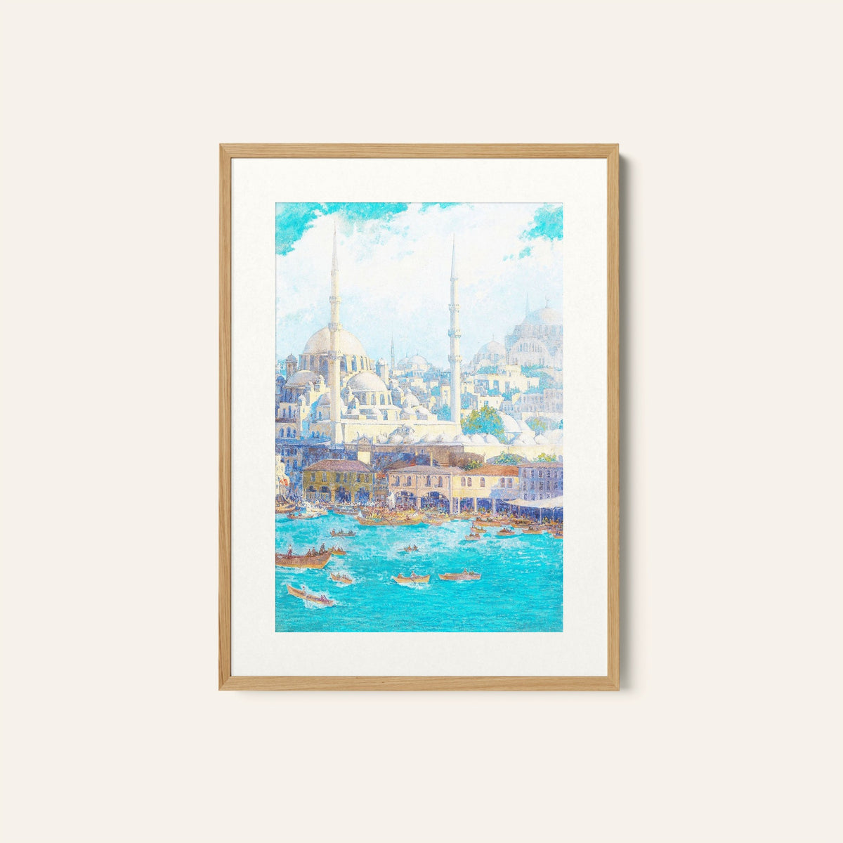 A View of Istanbul, Turkish Art Painting