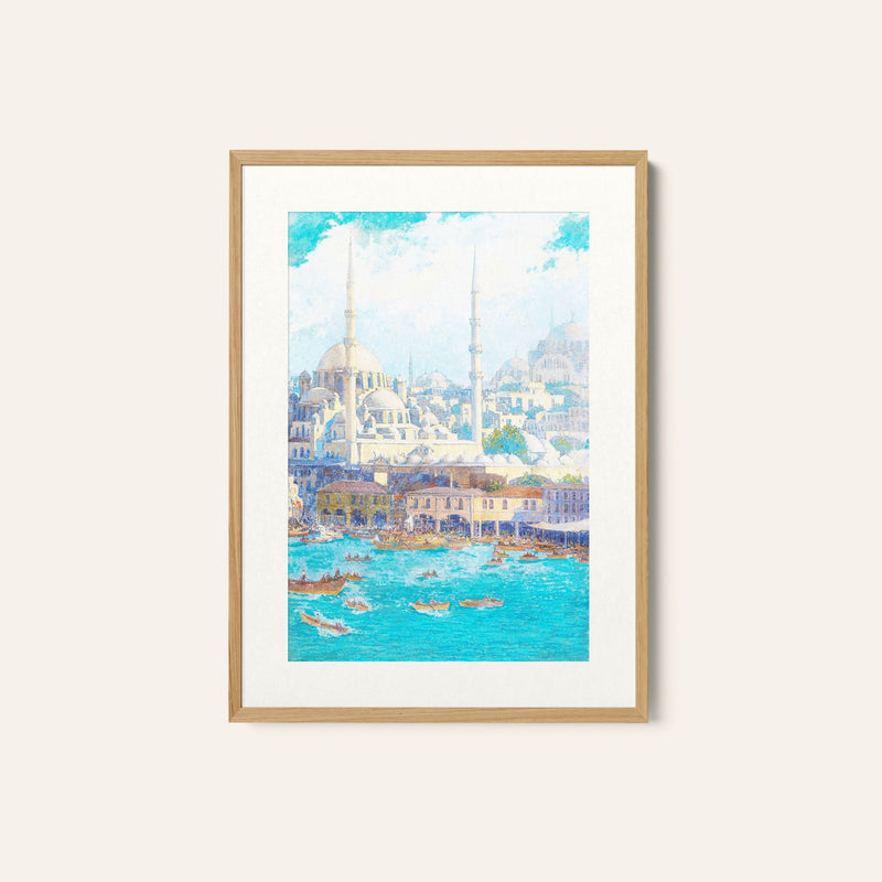 A View of Istanbul, Turkish Art Painting