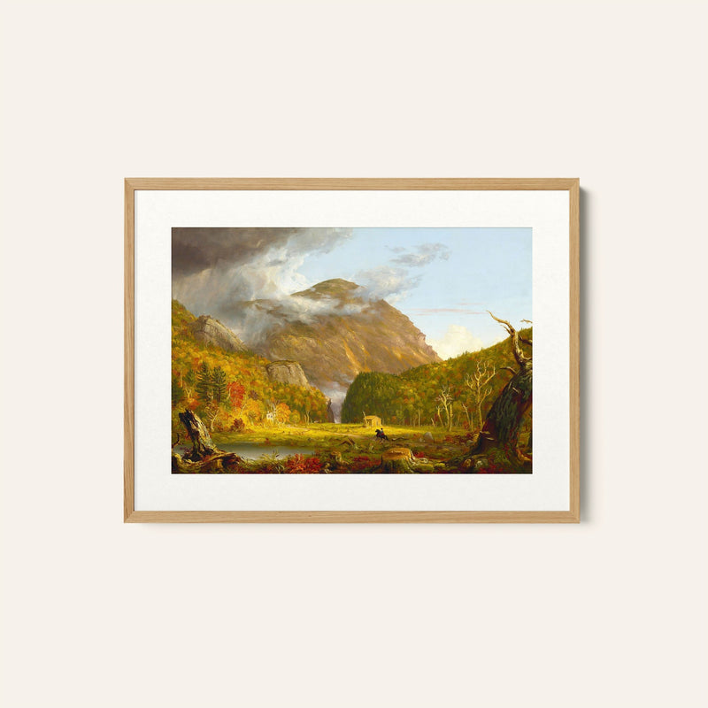 A View of the Mountain Pass by Thomas Cole Famous Painting