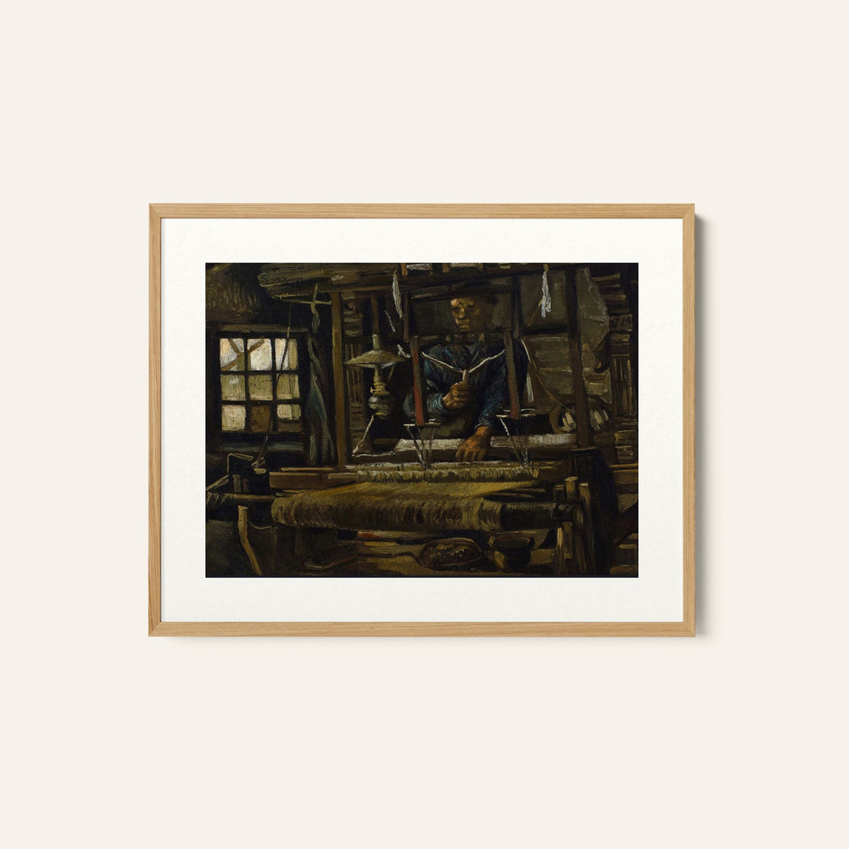 A Weavers Cottage, Van Gogh Painting