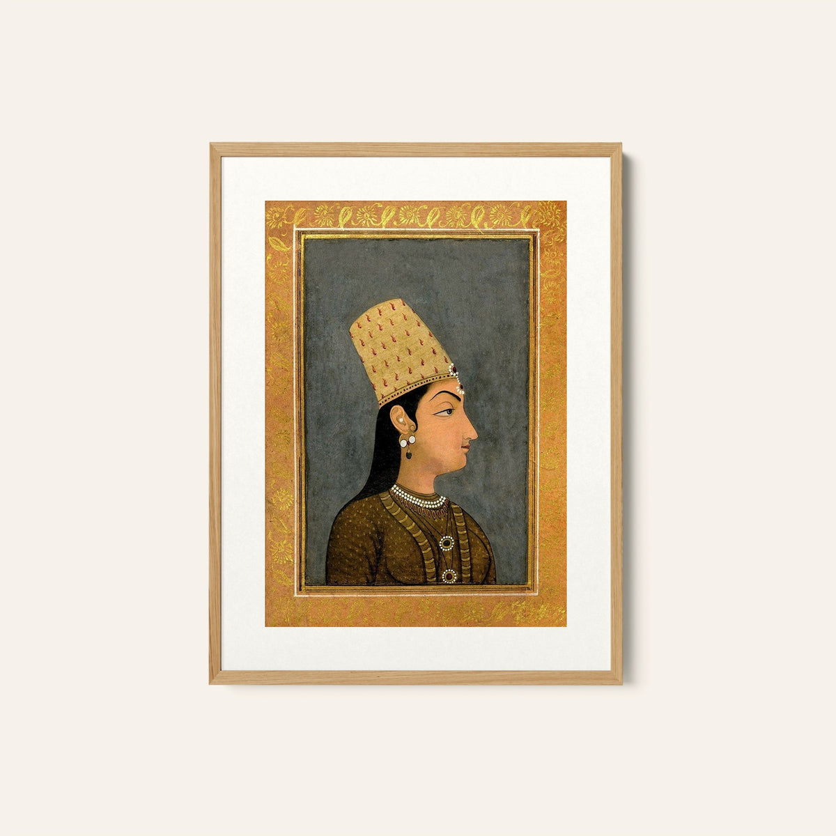A woman Mughal, Mughal Miniature Paintings