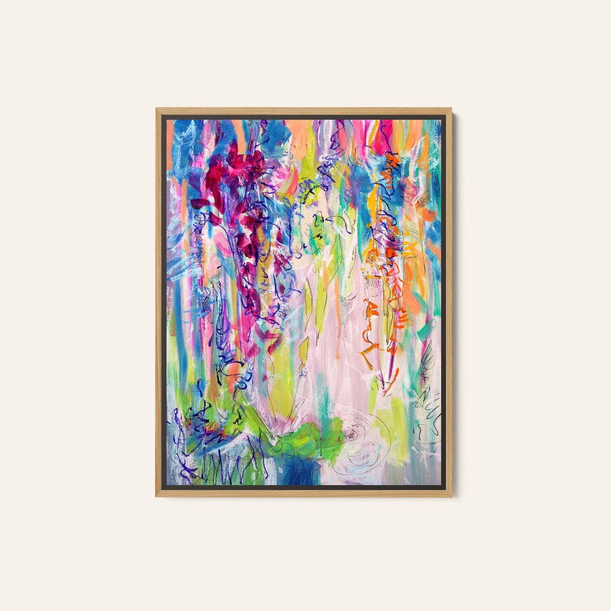 Abide, Abstract Painting