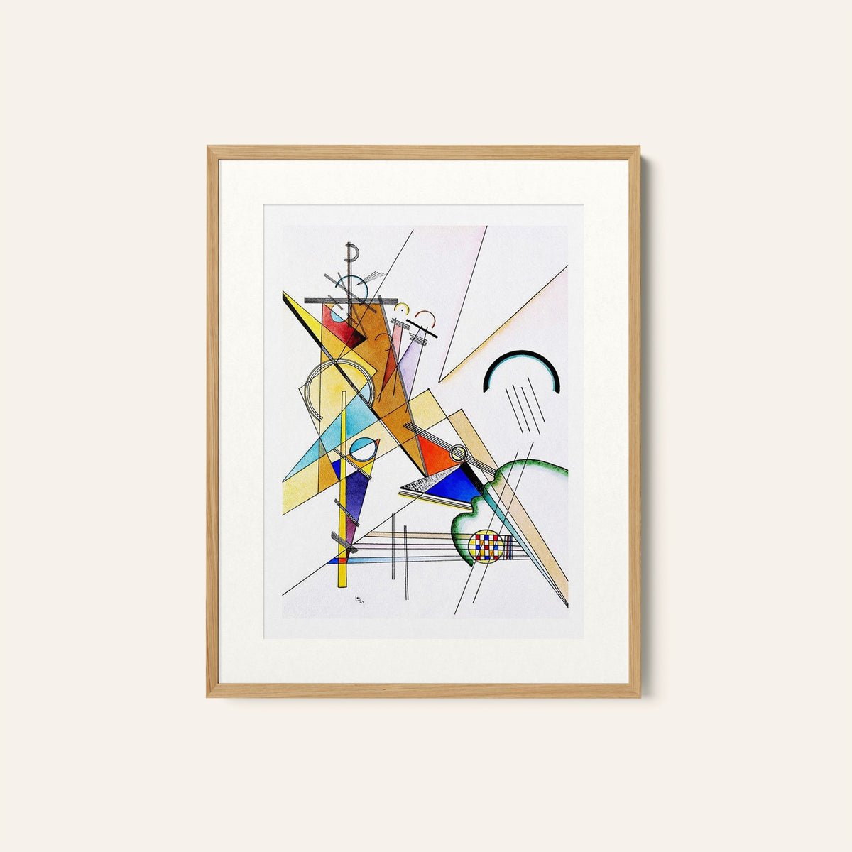 Abstract 5, Wassily Kandinsky Painting