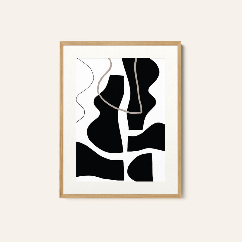 Abstract Art Shapes 10, Minimal Art, Minimalist Painting