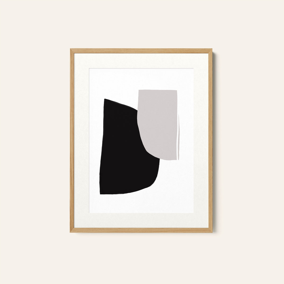 Abstract Art Shapes 25, Minimal Art, Minimalist Painting