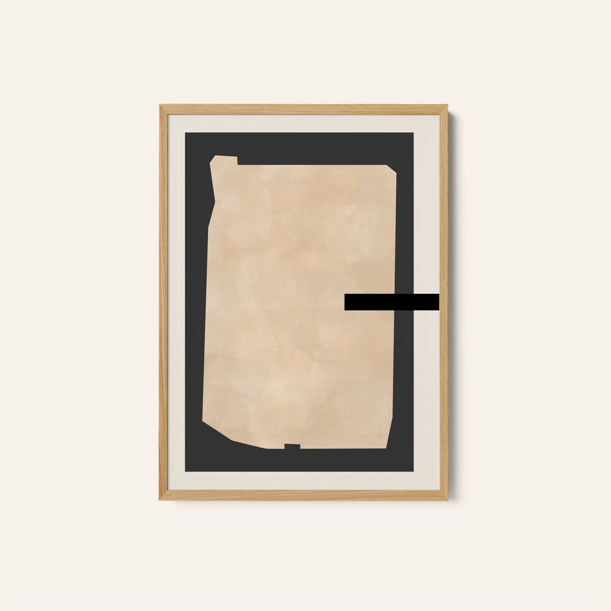 Abstract Beige Painting