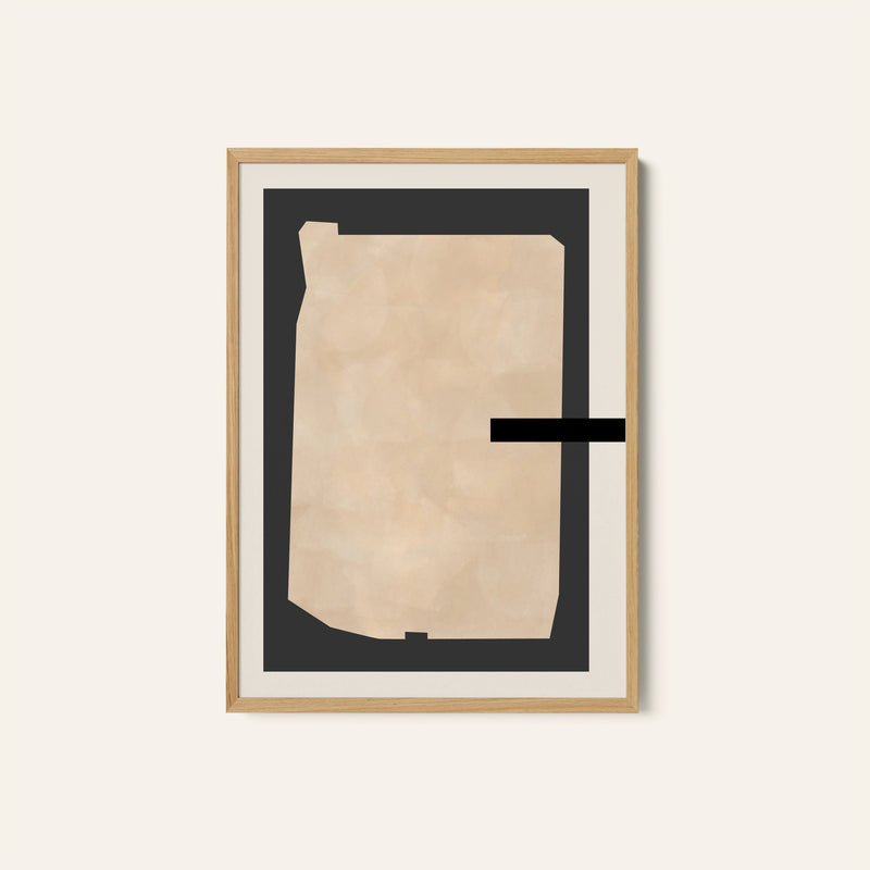 Abstract Beige Painting