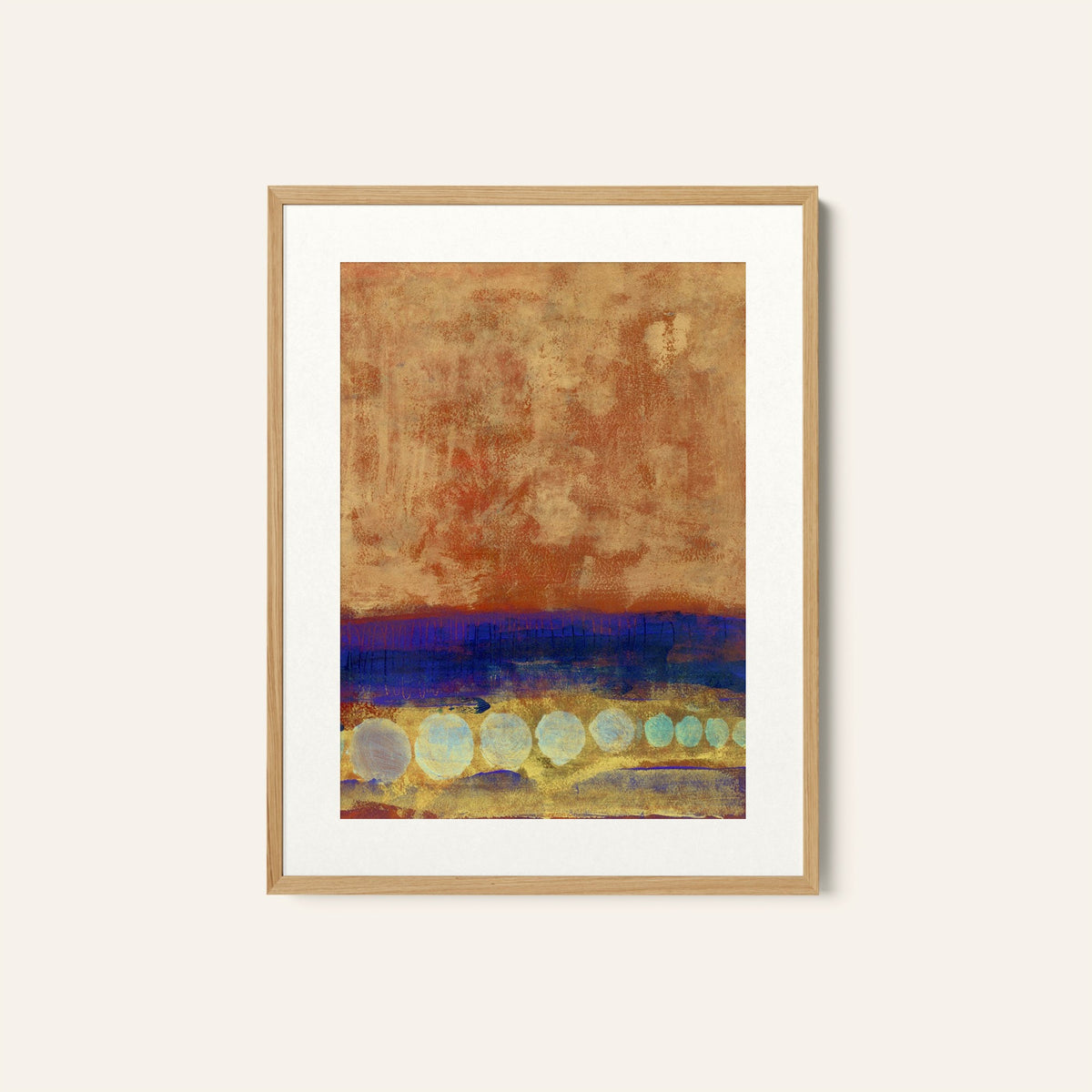 Abstract Brown Painting