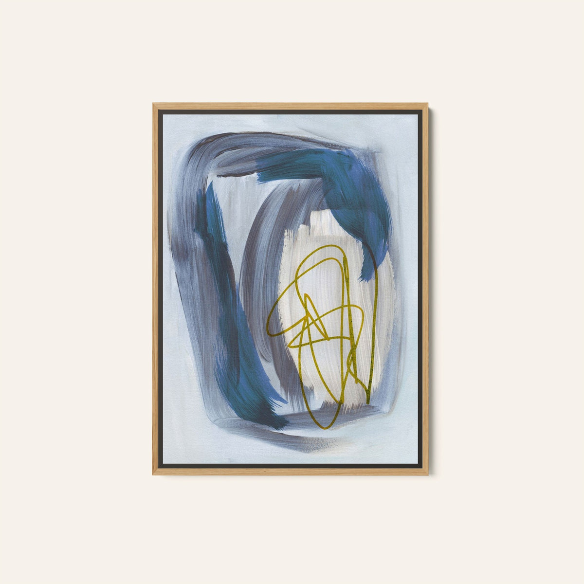 Abstract Brush Strokes 156X, Abstract Painting