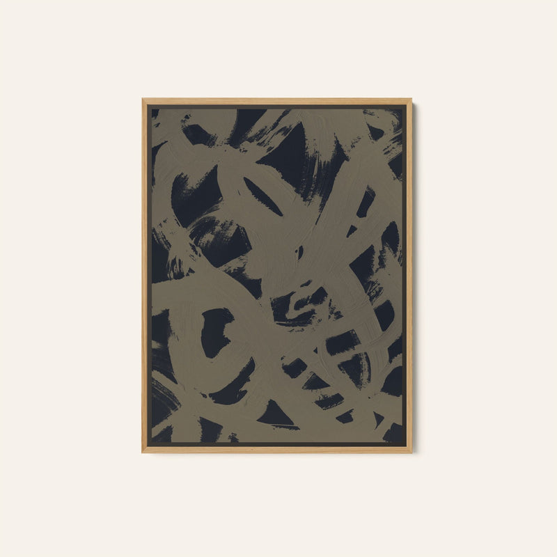 Abstract Brush Strokes 399Y, Abstract Painting