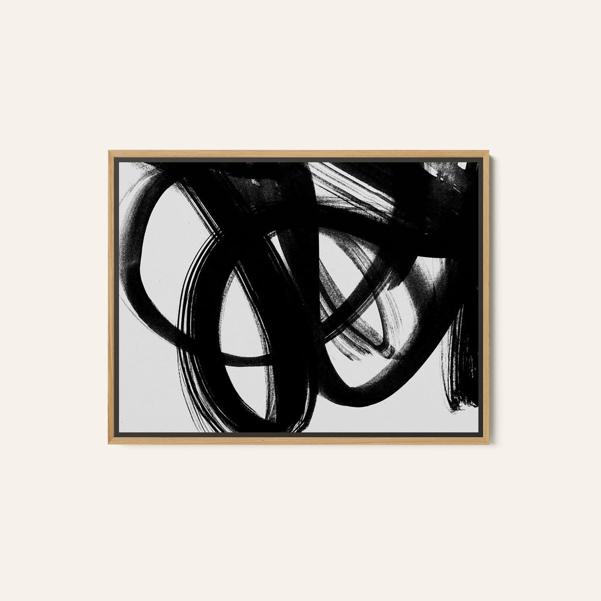 Abstract Brush Strokes 5 A1 Abstract Painting