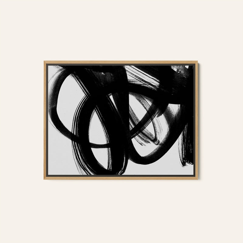 Abstract Brush Strokes 5 A1 Abstract Painting