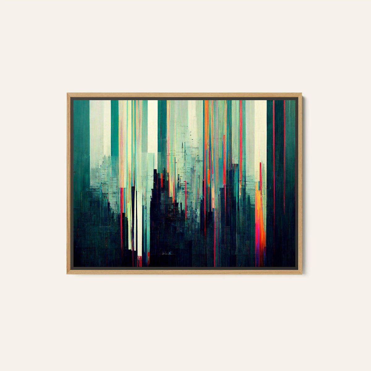 Abstract Colorful, Canvas Painting