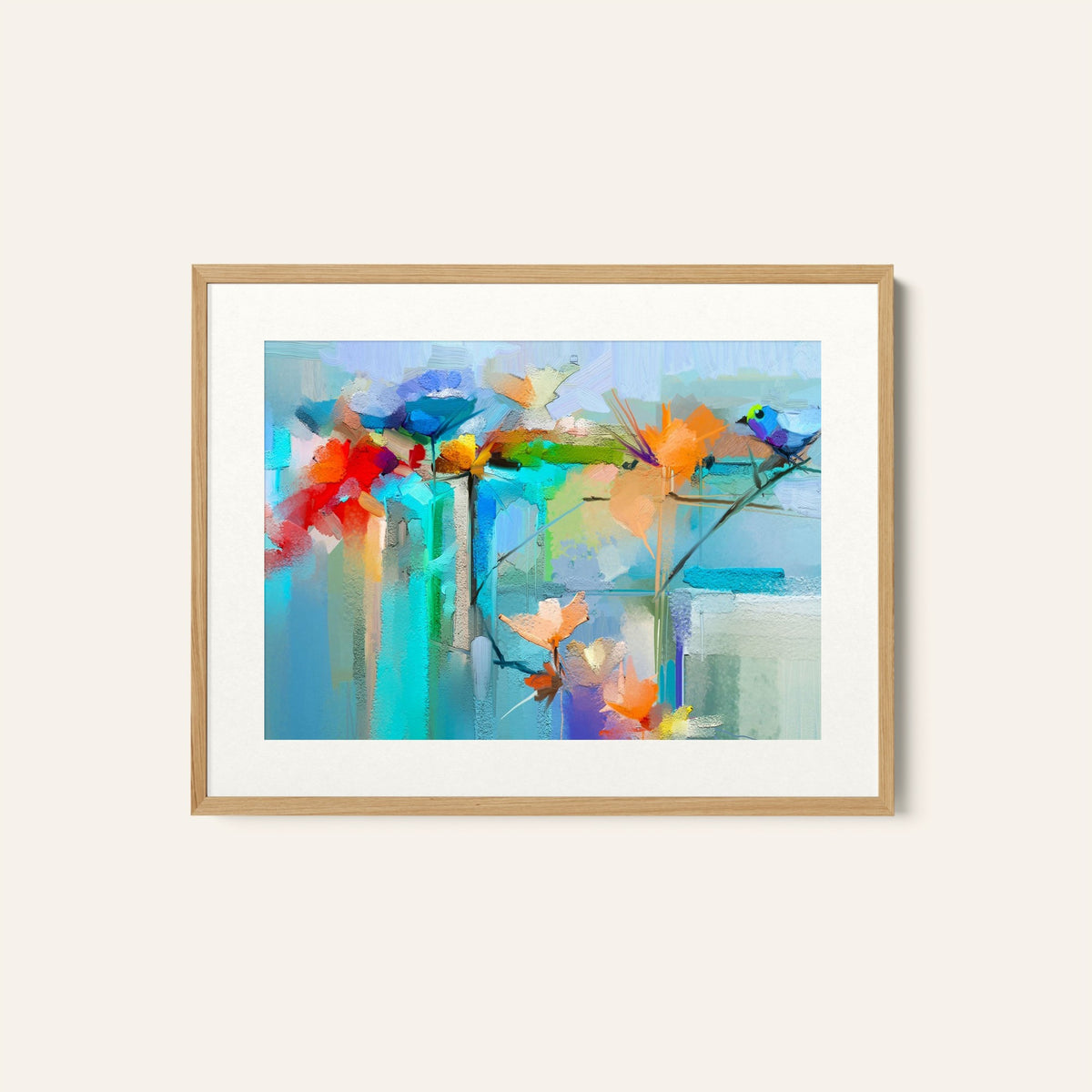 Abstract Floral Painting
