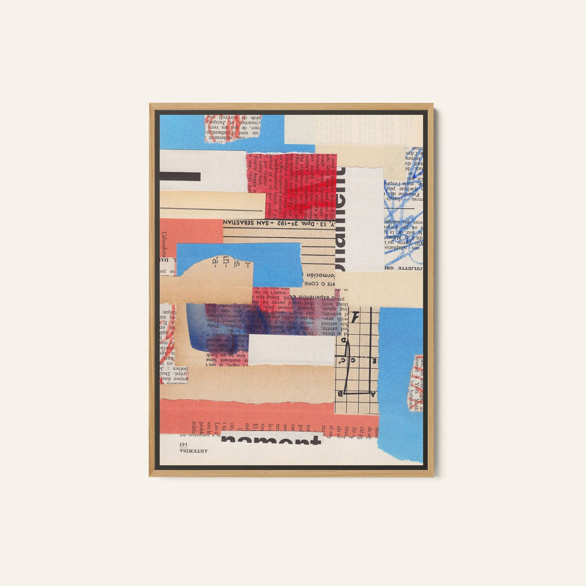 Abstract Mixed Media Collage #2, Abstract Painting